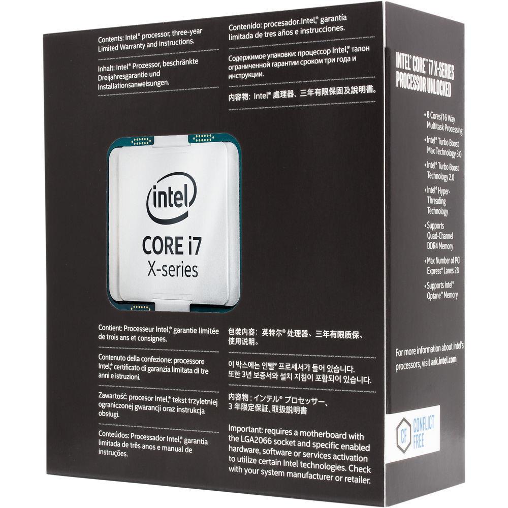 Intel Xseries Core i77820X 3.6GHz LGA2066 CPU BX80673I77820X