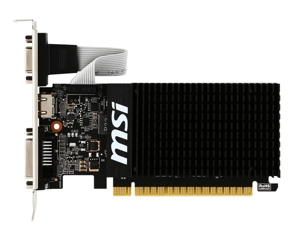 MSI GeForce GT 710 2GB Low Profile Video Card GT710-2GD3H-LP | shopping ...