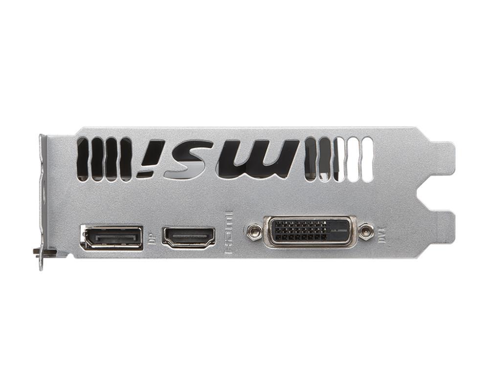 MSI GeForce GTX 1050 Ti 4GT OC Graphics Card GTX1050TI-4GT-OC ...