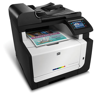 Color Laser Printers on Hp Cm1415fn Ce861a Colour Laser All In One Fax Printer Network Ce861a