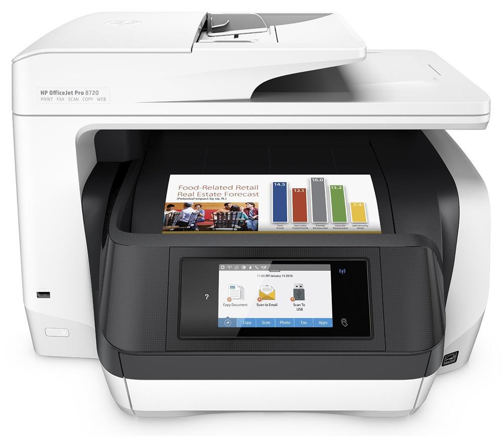 HP Officejet Pro 8720 Inkjet Multifunction Printer D9L19A | shopping