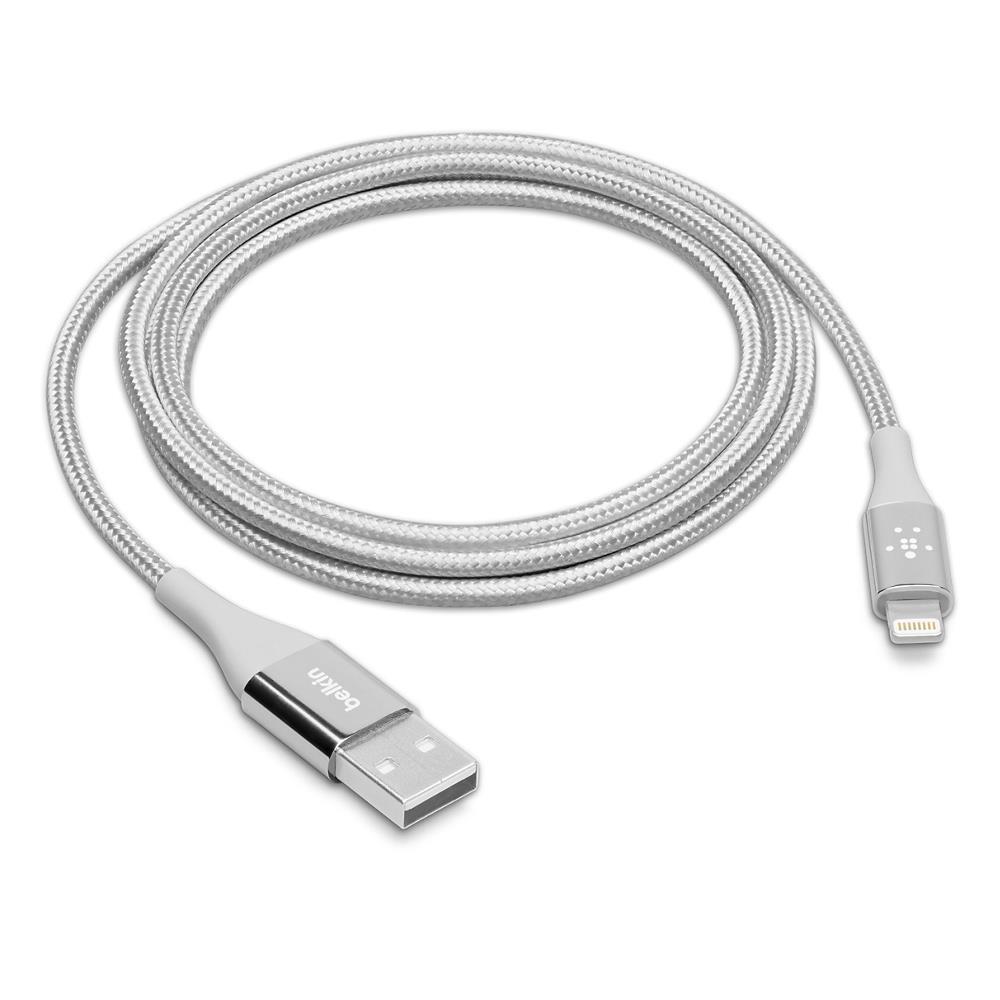 Belkin Mixit DuraTek Lightning to USB Cable Silver F8J207BT04SLV