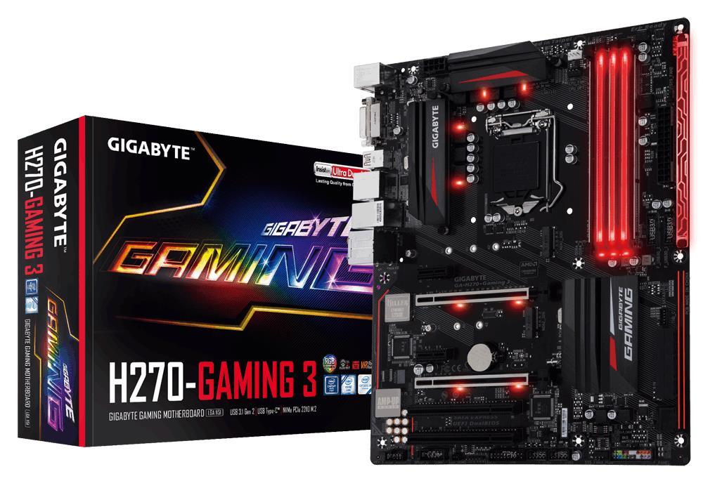 Gigabyte GA H270 Gaming 3 LGA 1151 Motherboard GAH270Gaming3