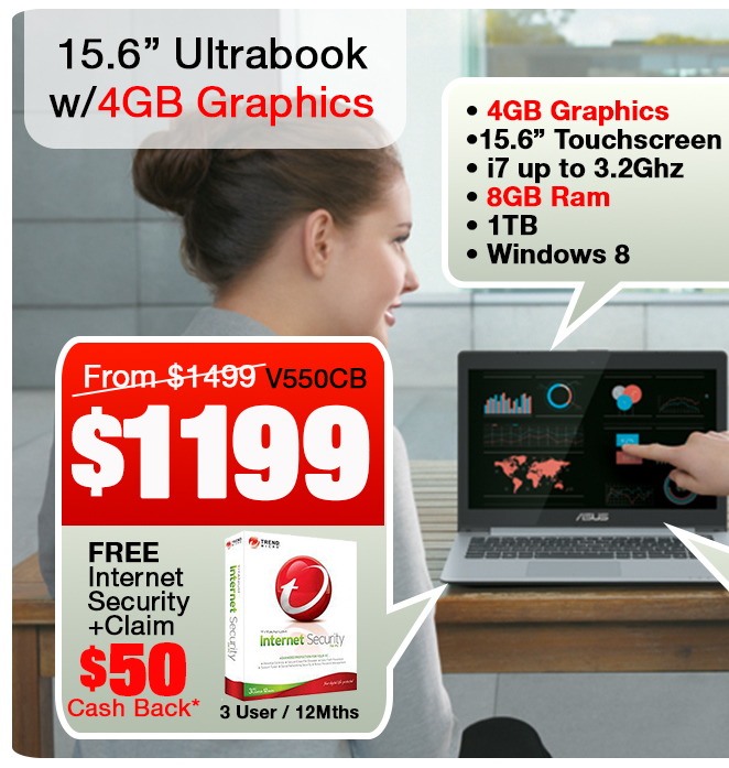 Asus V550CB Vivobook