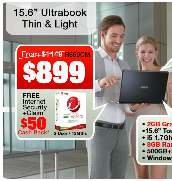 Asus R550CM VivoBook laptop