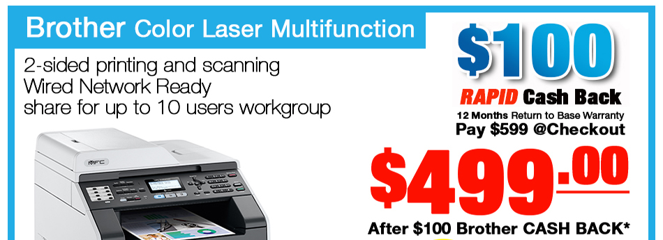 Brother MFC-9460CDN Printer 