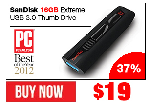 SanDisk 16GB Extreme USB 3.0