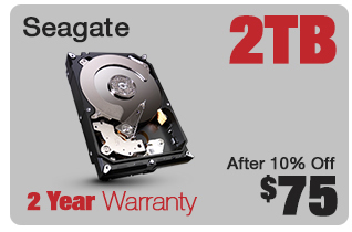 SEAGATE BARACUDDA 2TB DRIVE