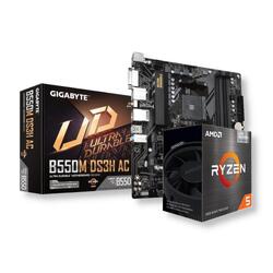 Bundle -- AMD Ryzen 5 5600GT CPU+Gigabyte B550M DS3H AC AMD AM4 WiFi mATX Motherboard