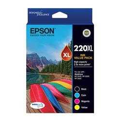 Epson 220XL High Capacity 4 Colour Value Pack