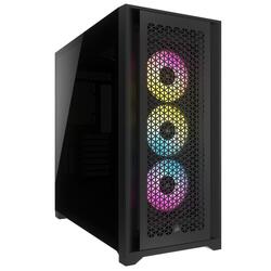 Corsair iCUE 5000D RGB AIRFLOW LED Tempered Glass Black Mid Tower PC Case