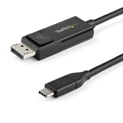 StarTech 1m USB-C to DisplayPort 1.2 Bidrectional Adapter Cable M/M 4K Black
