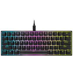 Corsair K65 Mini 60% Cherry MX Speed Silver RGB LED Black Mechanical Keyboard