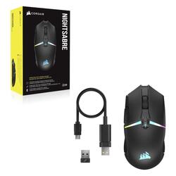 Corsair NIGHTSABRE RGB LED Wireless Optical Gaming Mouse
