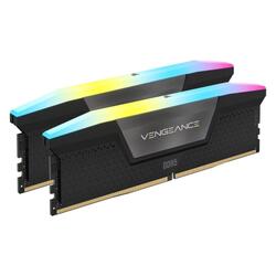Corsair VENGEANCE 64GB (2x32GB) 6400MHz CL32 XMP 3.0 RGB LED Black DDR5 Desktop RAM Memory