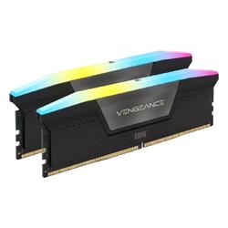 Corsair Vengeance 96GB (2x48GB) 5200MHz CL38 XMP 3.0 RGB LED Black DDR5 Desktop RAM Memory