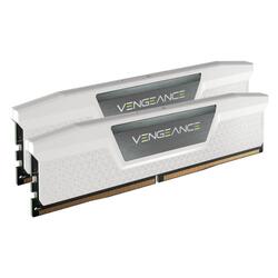 Corsair VENGEANCE 64GB (2x32GB) 6000MHz CL40 Intel XMP RGB LED White DDR5 Desktop RAM Memory