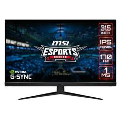 MSI G321Q 32" 1440p IPS 170Hz 1ms G-Sync Compatible Gaming Monitor