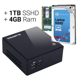Gigabyte BRIX kit i3 PC Kit +4GB + 1TB
