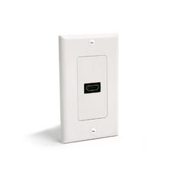 StarTech Single Outlet Female HDMI White Wall Plate