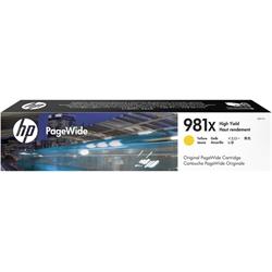 HP 981X H-Yield Yellow PageWide Original Cartridge