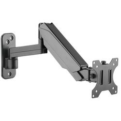 Brateck Single Screen Wall Mounted Articulating Gas Spring Monitor Arm