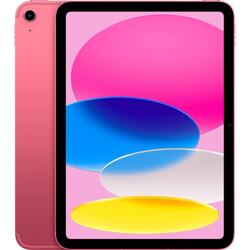 Apple iPad 10.9" 10th Gen Wi-Fi + Cellular 256GB Pink iPadOS Tablet