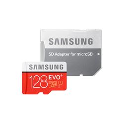 Open Box Sale -- Samsung Evo+ 128GB 80MB/s UHS-I microSD Card+Adapt