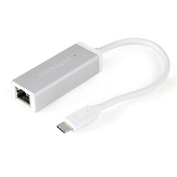 StarTech Silver USB-C to Gigabit Ethernet Network Adapter