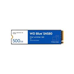 WD Blue SN580 500GB 4000MB/s PCIe Gen 4 NVMe M.2 (2280) SSD