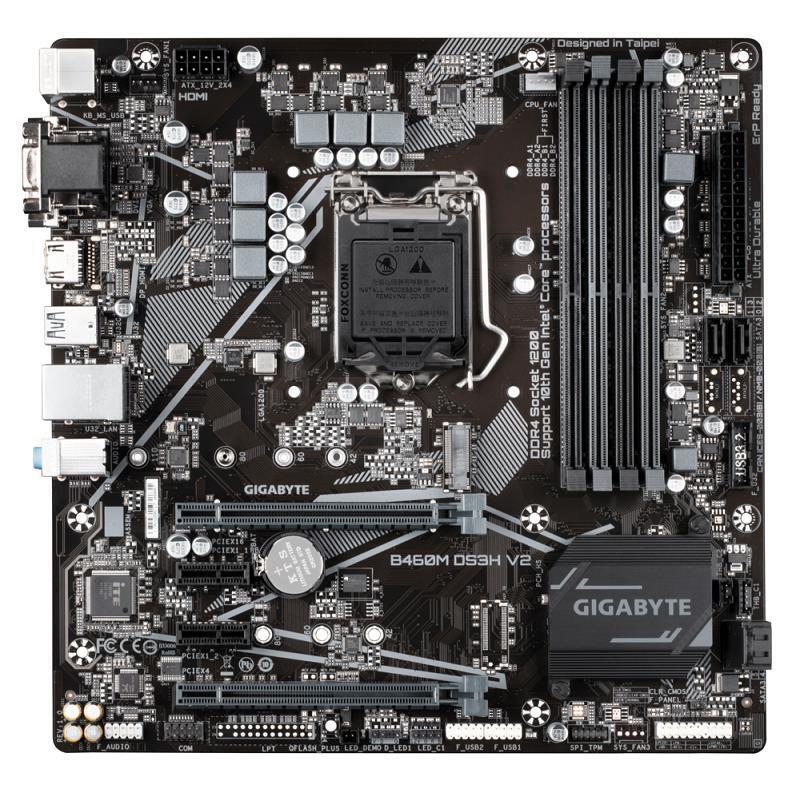 Gigabyte B460M DS3H V2 Intel LGA 1200 mATX Motherb B460M DS3H V2