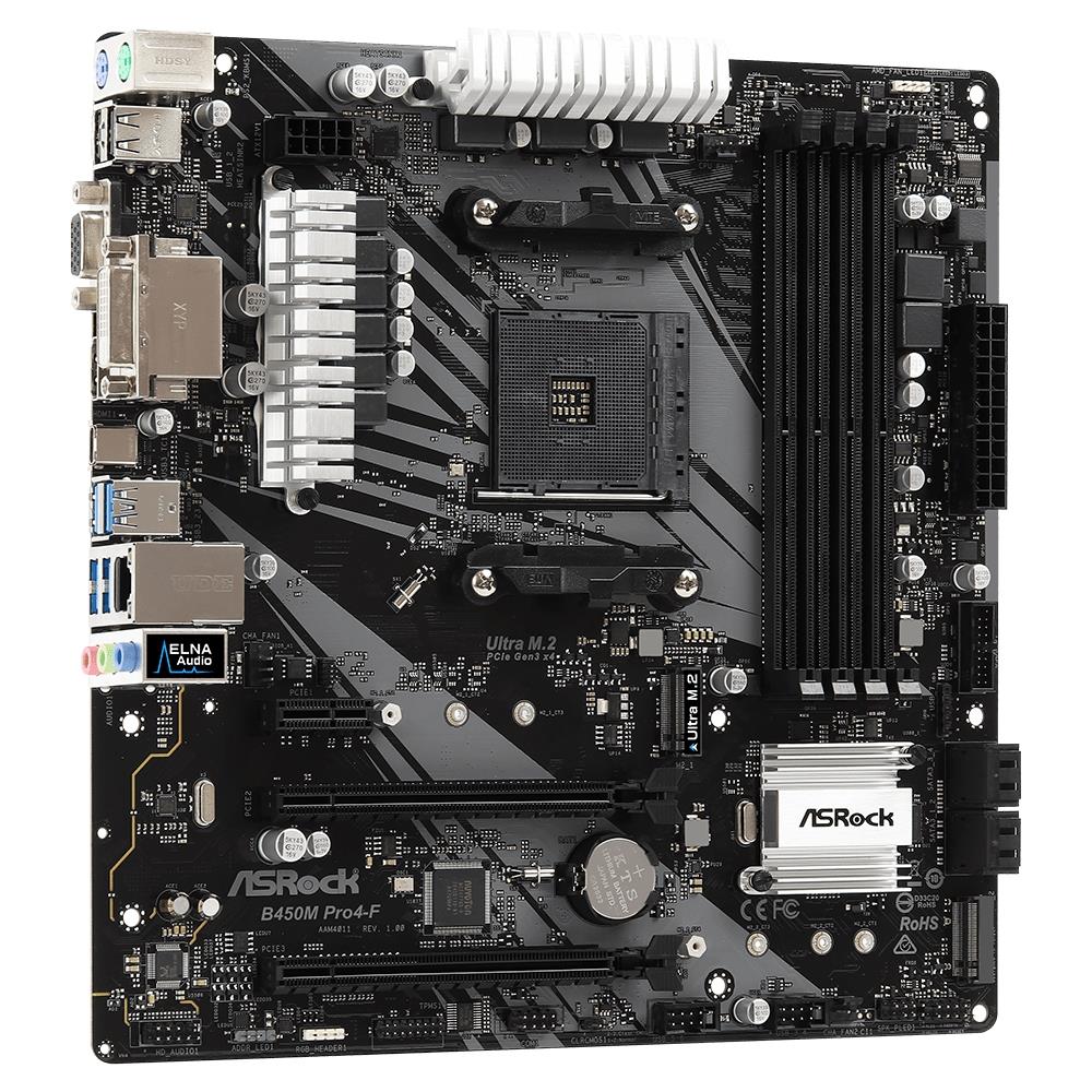 Asrock B450m Pro4