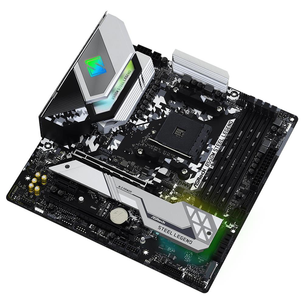 Asrock B550M Steel Legend AMD AM4 mATX Motherboard B550MSTEELLEGEND