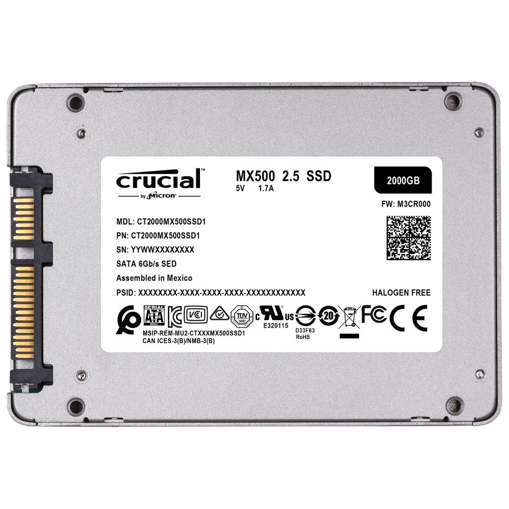 Crucial MX500 2TB 560MB/s SATA 2.5" SSD CT2000MX500SSD1 | shopping