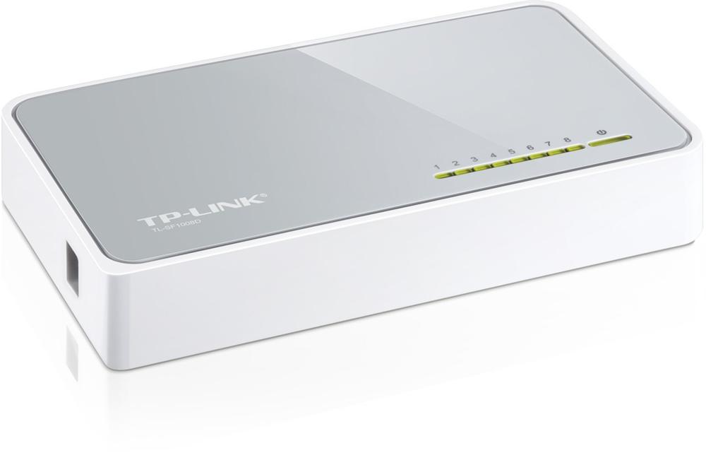 Izar Compra bandera nacional TP-Link 8-Port 10/100Mbps Desktop White Switch TL-SF1008D | shopping  express online