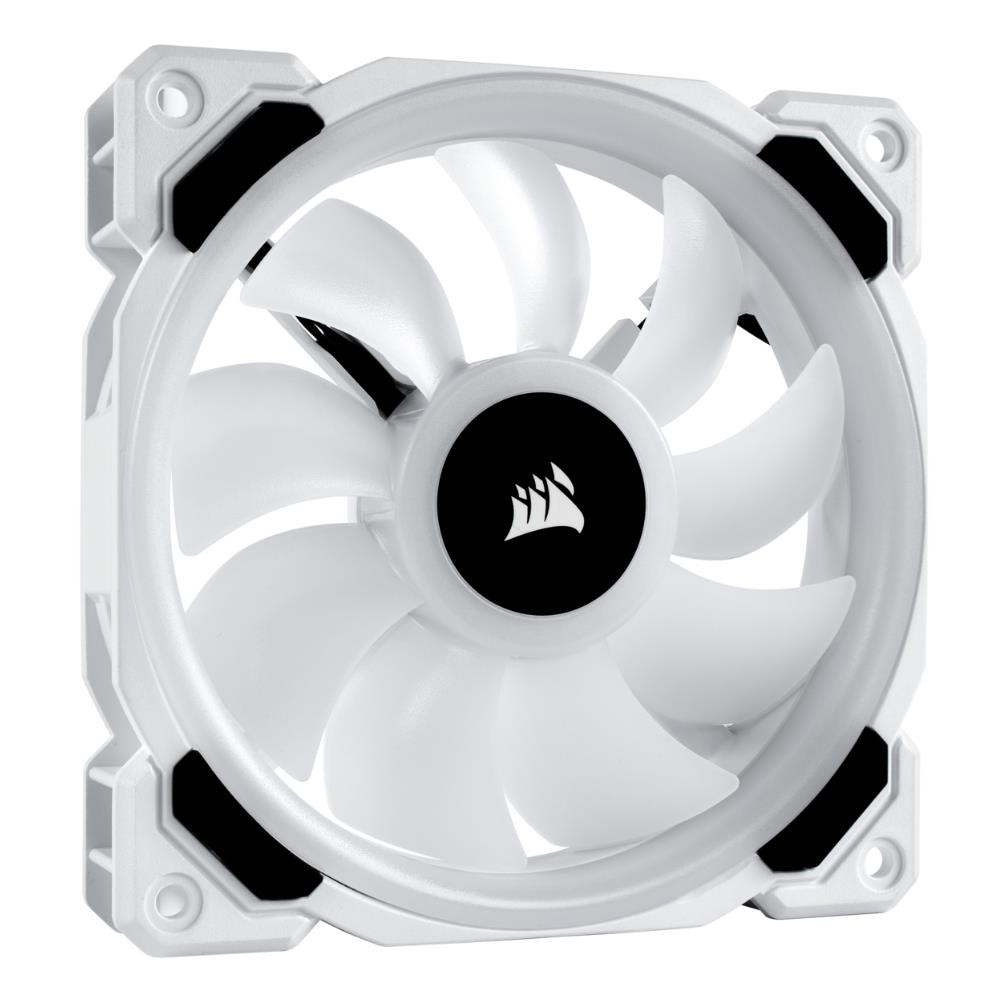 Corsair LL120 RGB LED White 120mm 3x Case Fan Pack CO9050092WW