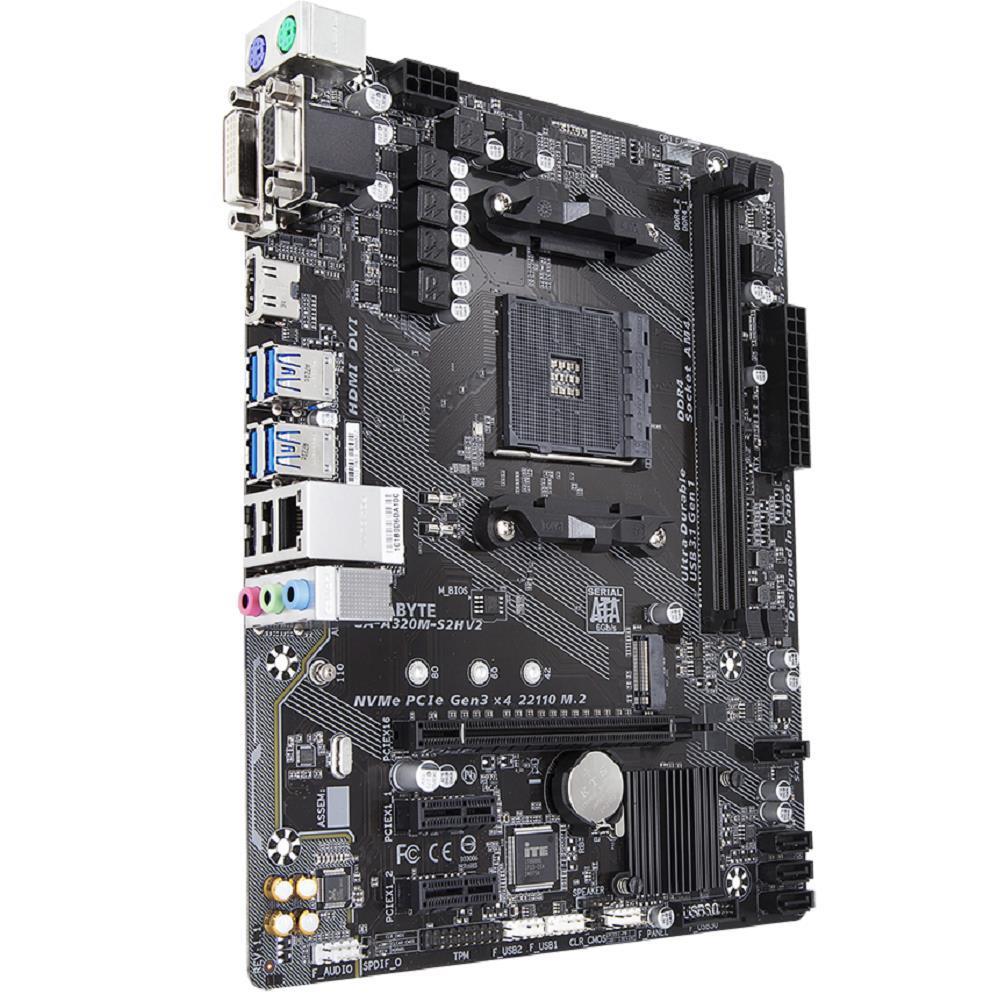 Gigabyte GAA320MS2H V2 AMD AM4 mATX Motherboard GAA320MS2HV2