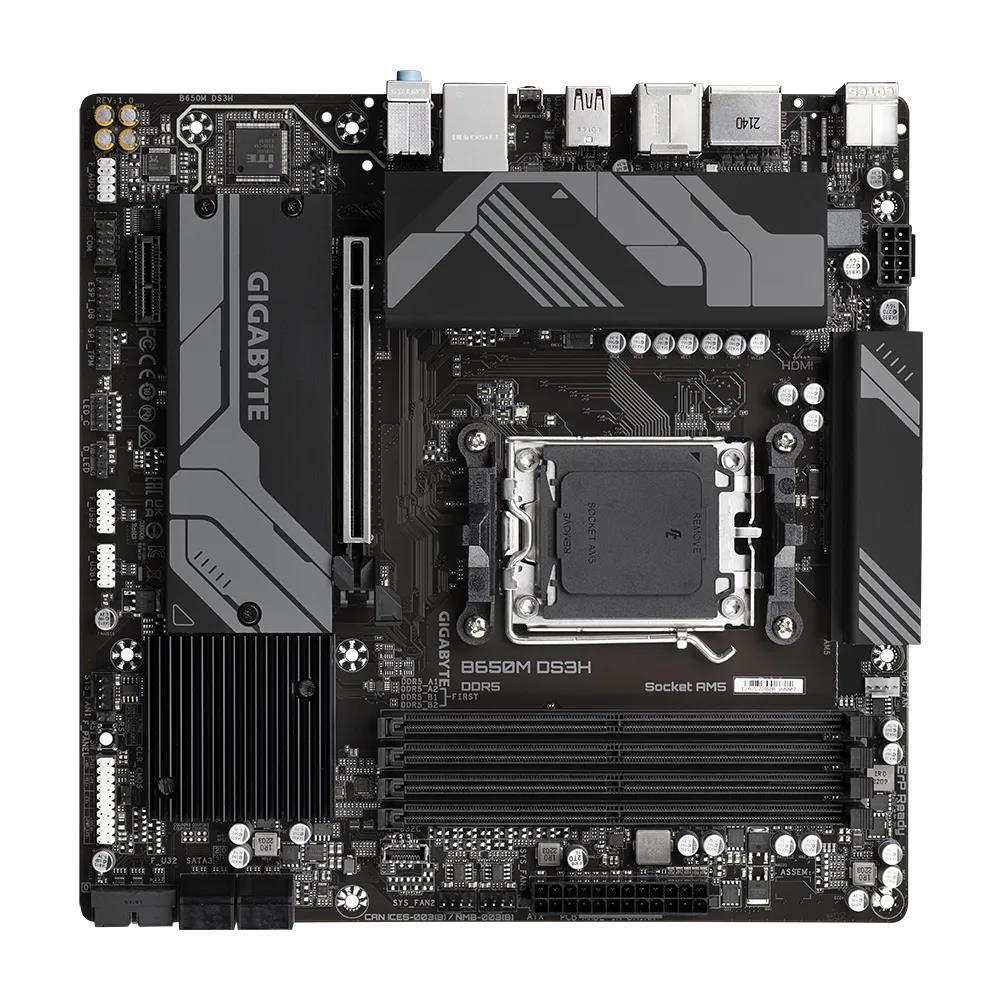 Gigabyte B650M DS3H DDR5 AMD AM5 mATX Motherboard GAB650MDS3H