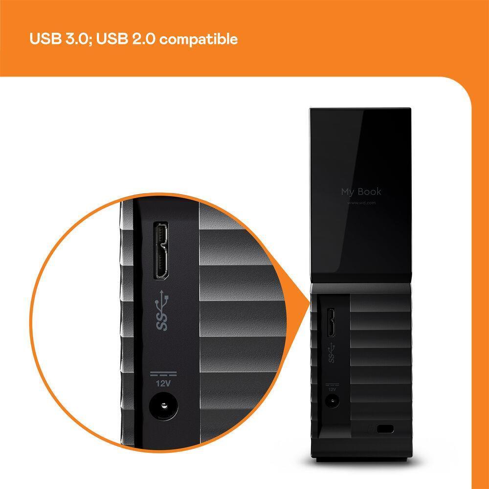 WD My Book 12TB USB 3.0 External Drive WDBBGB0120HBKAESN shopping