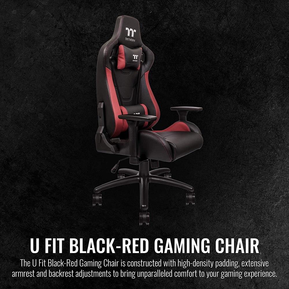 Thermaltake U Fit Black Red Gaming Chair GGC UFT BRMWDS 01 Shopping Express Online