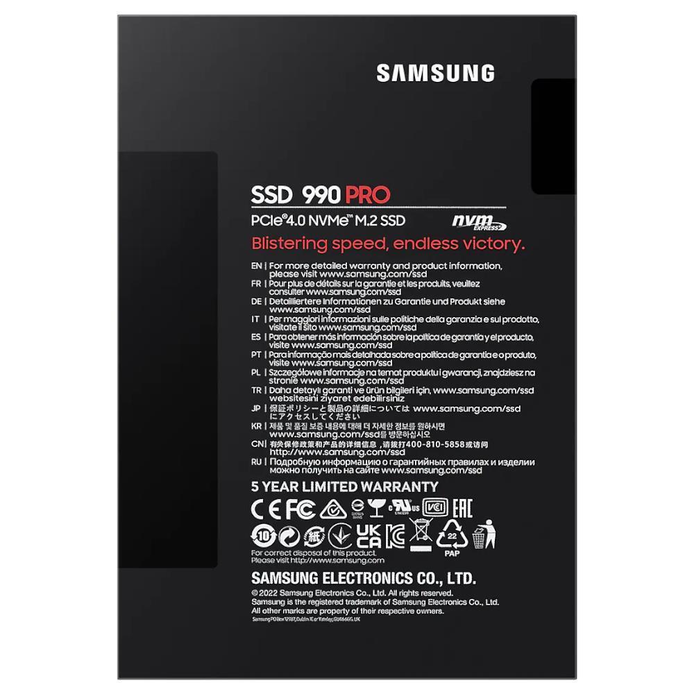 Samsung SSD 990 PRO NVM, SSD M.2 1 To MZ-V9P1T0BW