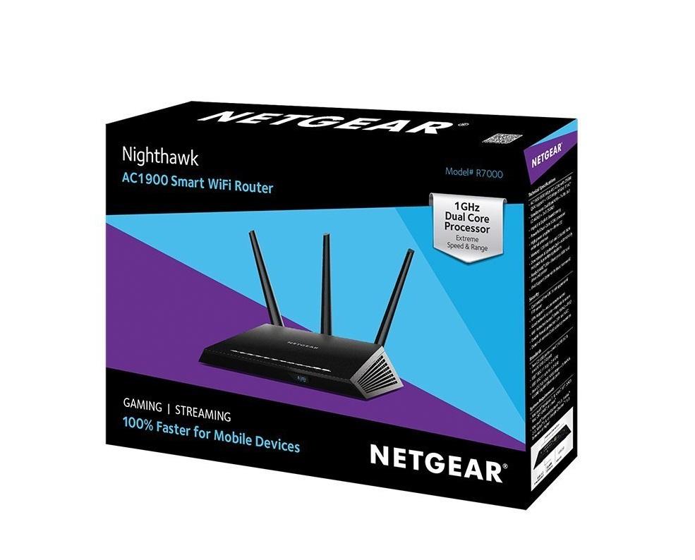 Netgear R7000 AC1900 Nighthawk WiFi Router R7000100AUS shopping