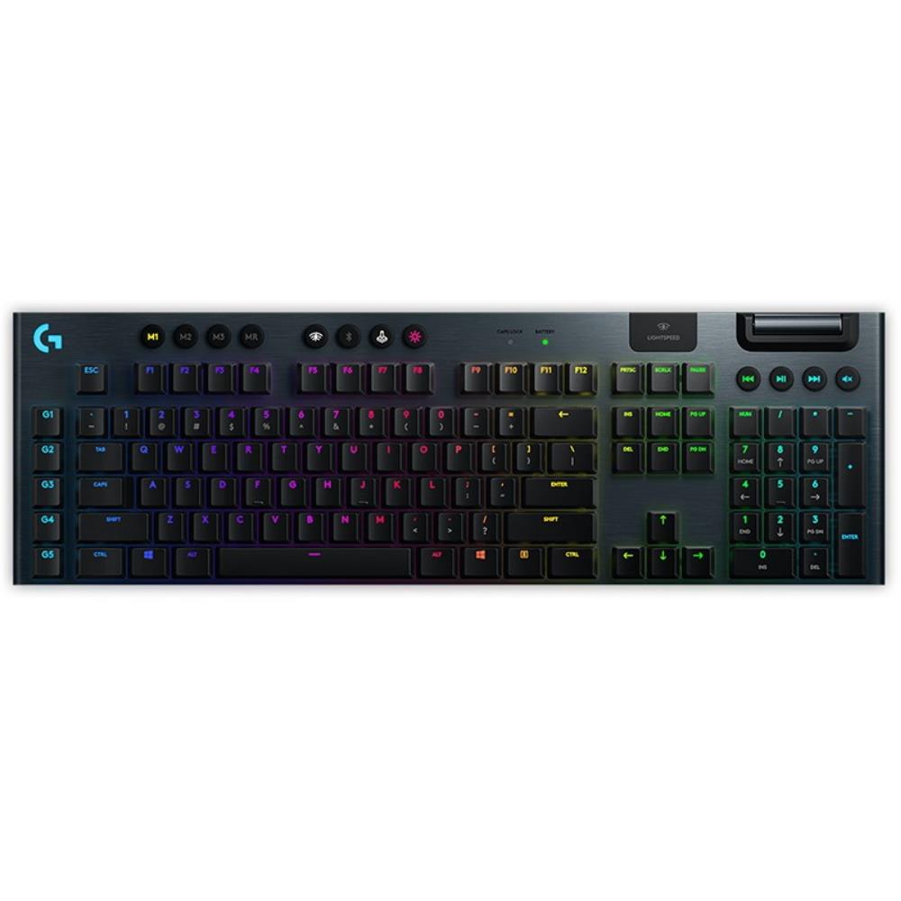 Logitech G915 GL Clicky RGB LED Black Wireless Mechanical Keyboard