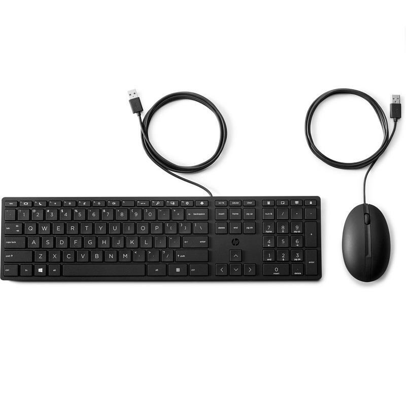 HP 320MK USB Wired Desktop Kit Mouse and Keyboard