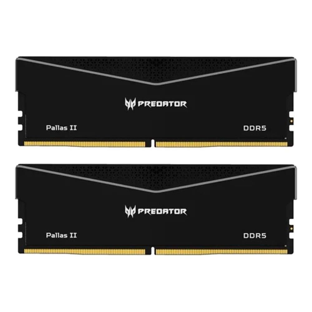 PREDATOR  Pallas II 64GB (2x32GB) 6000MHz CL30 XMP & EXPO RGB LED Black DDR5 Desktop RAM Memory Kit