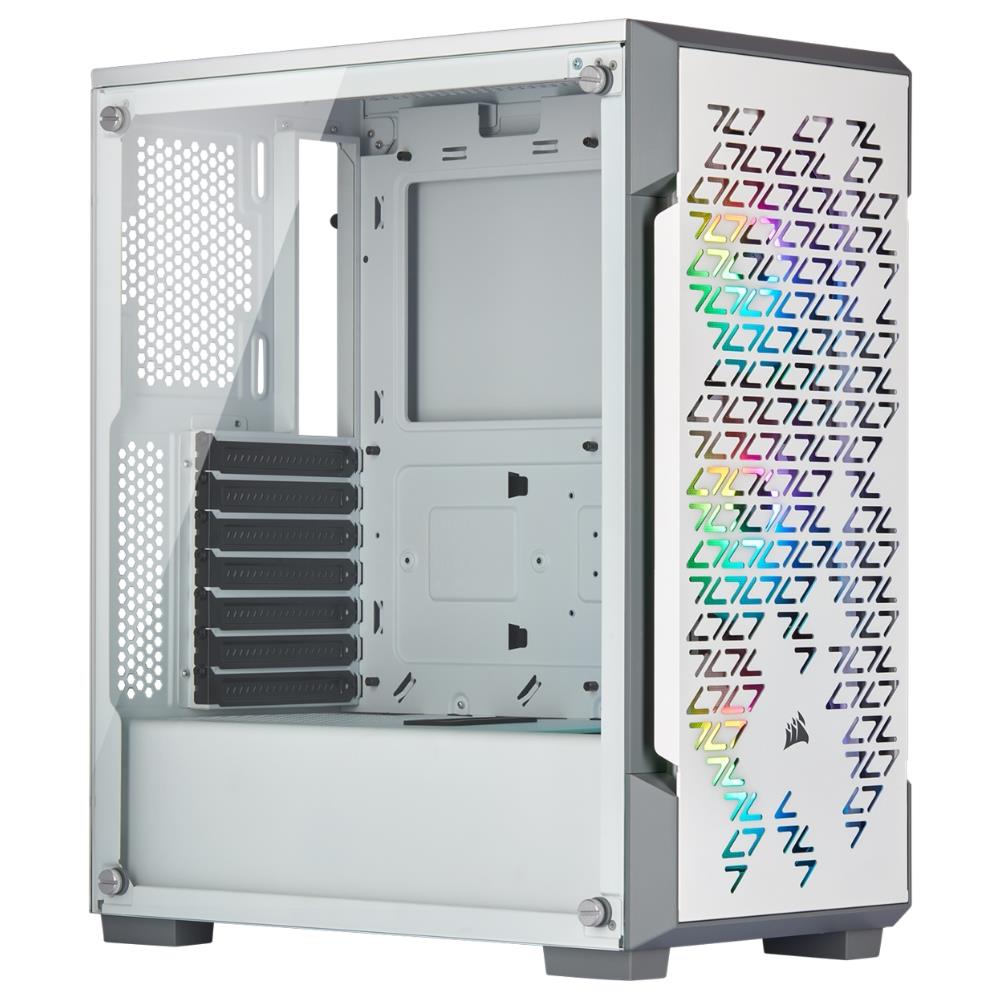 Corsair iCUE 220T RGB Airflow Tempered Glass White Mid Tower ATX Case