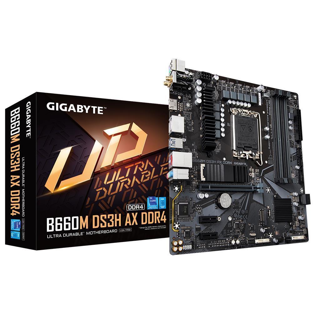 Gigabyte B660M DS3H AX DDR4 Intel LGA 1700 WiFi 6 mATX Motherboard