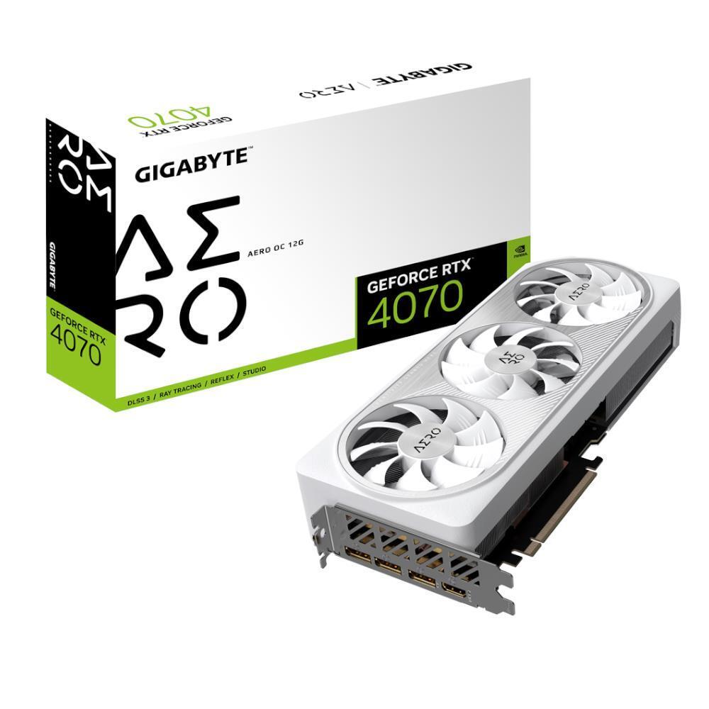 Gigabyte GeForce RTX 4070 AERO OC 12GB GDDR6X RGB LED Graphics Card