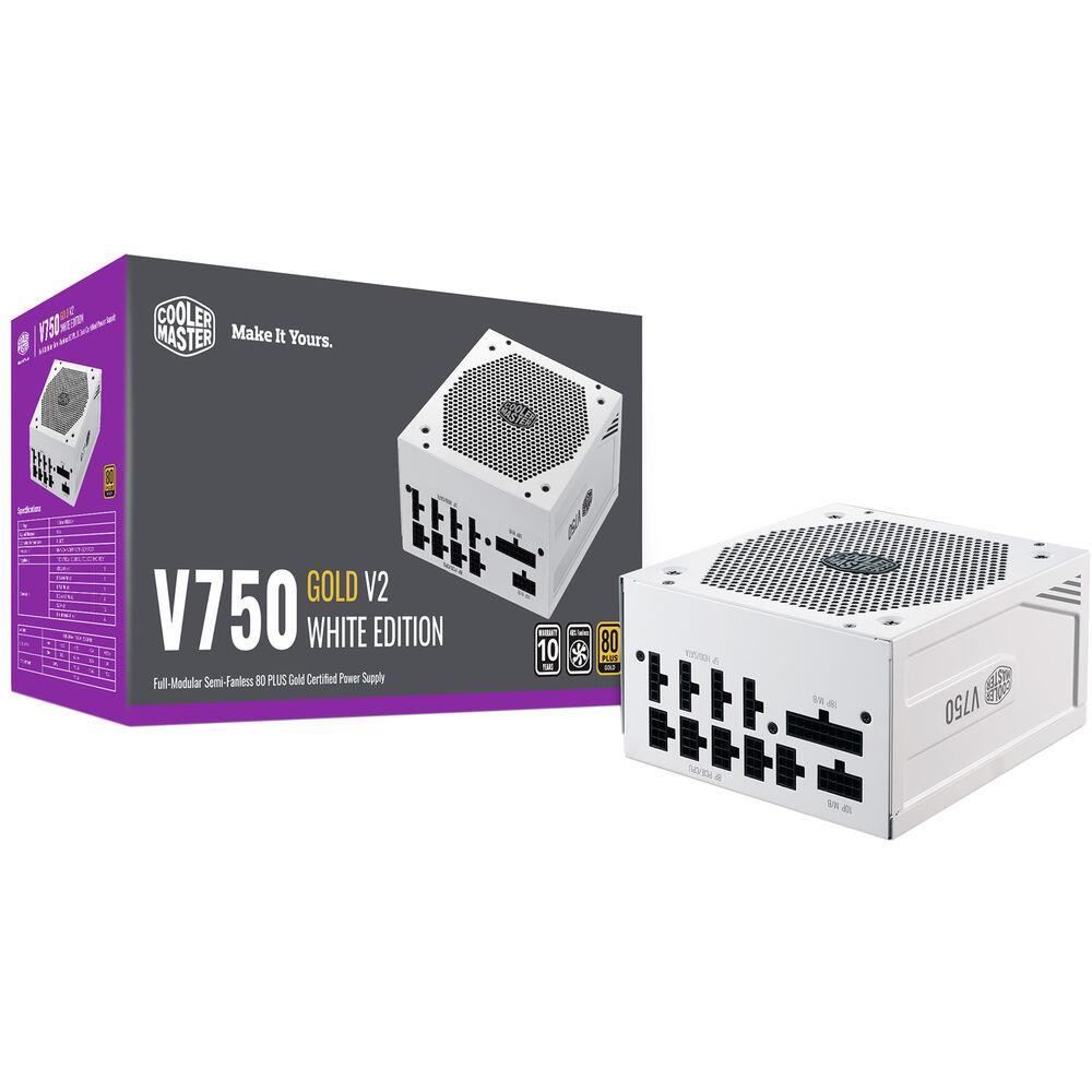 Cooler Master V750 Gold V2 White 750W 80 PLUS Gold MPY750VAGBAGAU