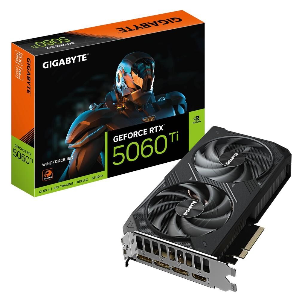Open Box Sale -- Gigabyte GeForce RTX 5060 Ti WINDFORCE 16GB GDDR7 Graphics Card